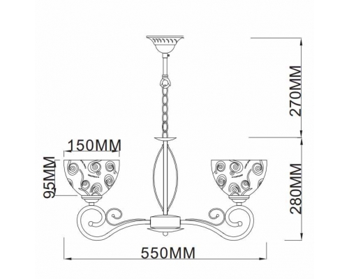 Люстра Rivoli Loren 9006-205 Б0044455