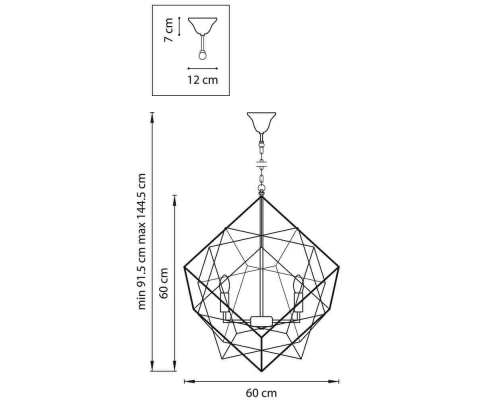 Люстра Lightstar Gabbia 732267