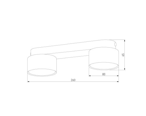 Потолочная люстра TK Lighting 3391 Space White