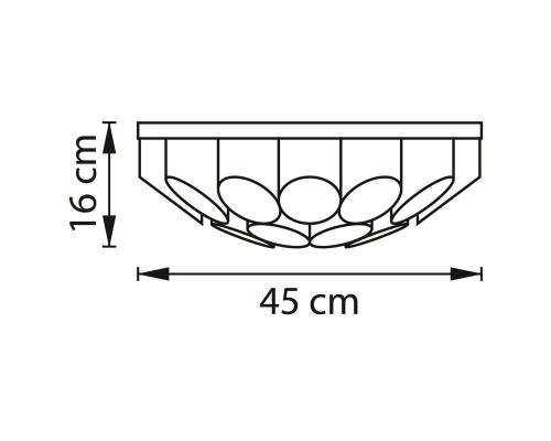 Потолочная люстра Lightstar Siena 720227