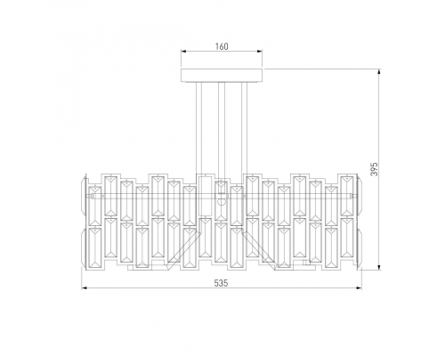 Потолочная люстра Bogates Zolletta 339/5 Strotskis Smart