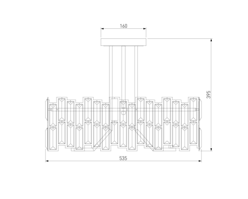 Потолочная люстра Bogates Zolletta 339/5 Strotskis Smart