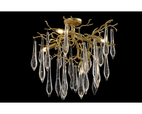 Потолочная люстра Crystal Lux Reina PL5 D600 Gold Pearl