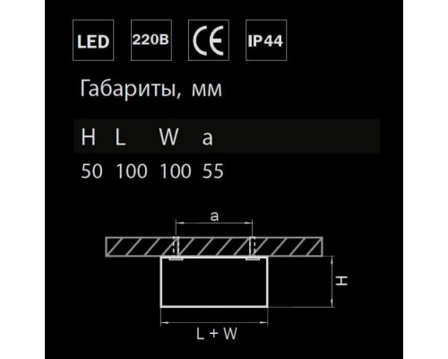 Потолочный светодиодный светильник Lightstar Zolla 213926