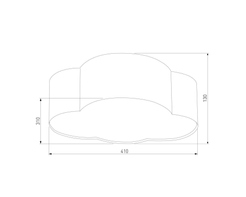 Потолочный светильник TK Lighting 3144 Cloud