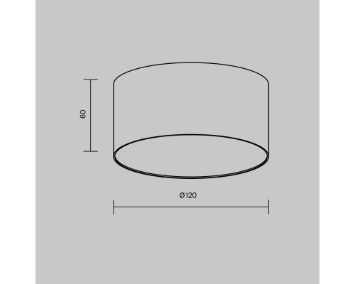 Потолочный светодиодный светильник Maytoni Technical Zon C032CL-12W4K-RD-MG