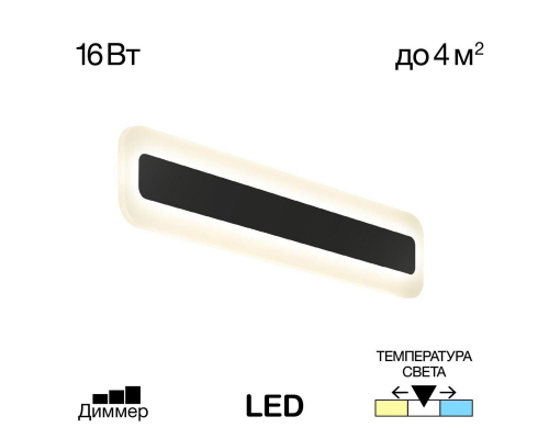 Настенный светодиодный светильник Citilux Тринити CL238541