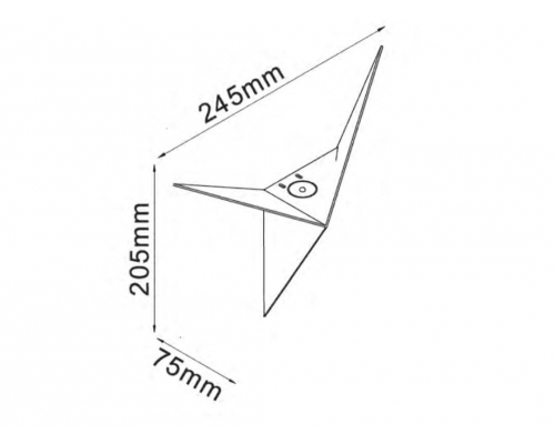 Настенный светодиодный светильник DesignLed GW Trik GW-9103-3-WH-WW 002090