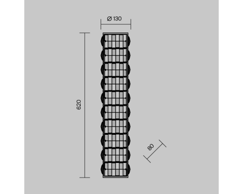 Настенный светодиодный светильник Maytoni Castello MOD336WL-L35G3K