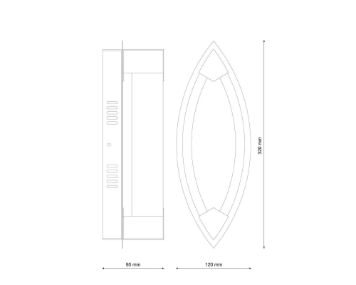 Настенный светильник Lucia Tucci Modena W172.1 Small LED320