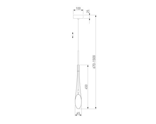 Подвесной светильник Eurosvet Folio 50224/1 янтарный