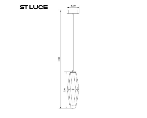 Подвесной светильник ST Luce Ciara SL1242.123.01