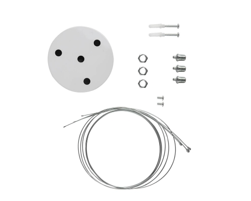 Подвесной светодиодный cветильник Geometria ЭРА Delta SPO-152-W-40K-048 48Вт 4000К белый Б0050576