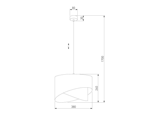 Подвесной светильник TK Lighting 4823 Grant Black