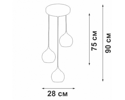Подвесной светильник Vitaluce V43610-13/3S
