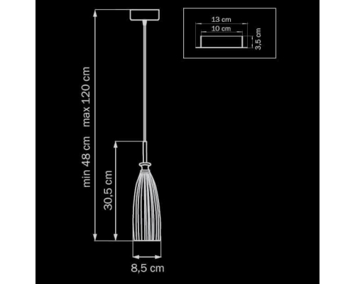 Подвесной светильник Lightstar Simple Light 810 810013