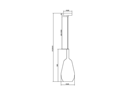 Подвесной светильник Maytoni Duality MOD271PL-01B9