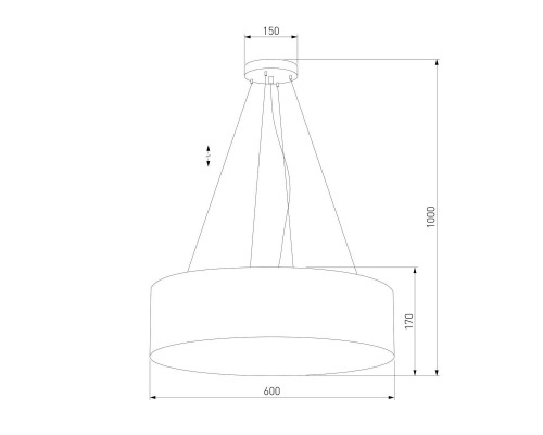 Подвесной светильник TK Lighting 4247 Rondo Black