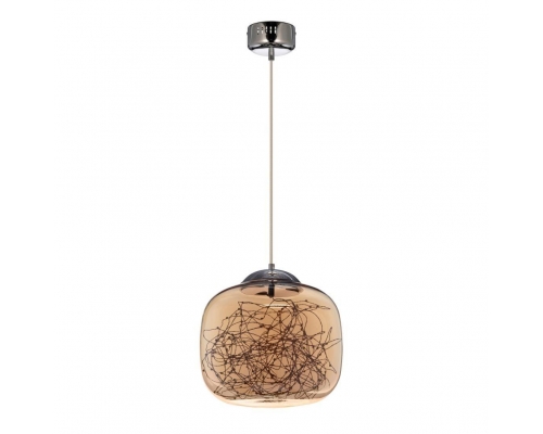 Подвесной светодиодный светильник Lumina Deco Daisy LDP 6823-300 CHR+AMB