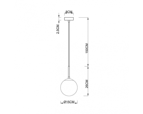 Подвесной светильник Arte Lamp Volare A1565SP-1BK