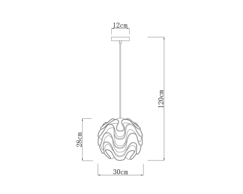 Подвесной светильник Moderli Flake V11011-P