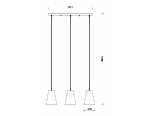 Подвесной светильник Arte Lamp Brussels A8030SP-3WH