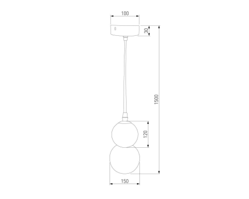 Подвесной светильник Eurosvet Polar 50251/1 LED серый