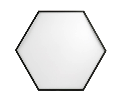 Подвесной светодиодный cветильник Geometria ЭРА Hexagon SPO-122-B-40K-066 66Вт 4000К черный Б0050553