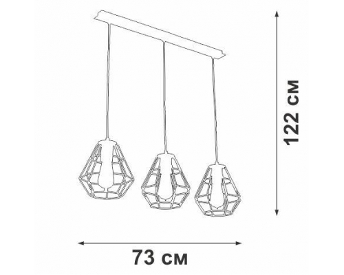 Подвесной светильник Vitaluce V4389-1/3S