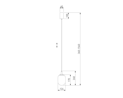 Подвесной светильник Eurosvet Pineapple 50266/1 янтарный