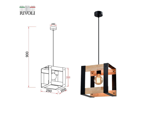Подвесной светильник Rivoli Eve 5144-201 Б0054982