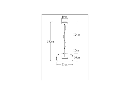 Подвесной светодиодный светильник Arte Lamp Padova A2404SP-33AM