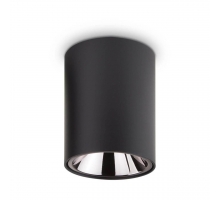 Потолочный светодиодный светильник Ideal Lux Nitro 10W Round Nero 206004