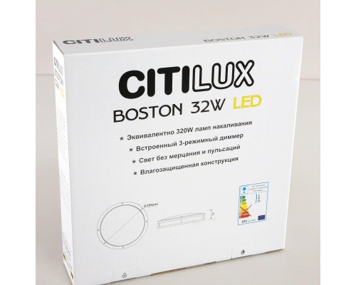 Потолочный светодиодный светильник Citilux Бостон CL709321N