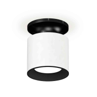 Комплект накладного светильника Ambrella light Techno Spot XS7401080 SWH/PBK/SBK белый песок/черный полированный/черный песок (N7926, C7401, N7021)