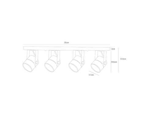 Потолочный светильник Arte Lamp A1311PL-4WH