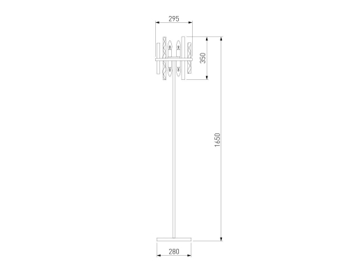 Торшер Bogates Hollis 01110/4