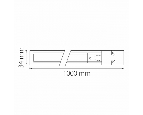 Шинопровод трехфазный Lightstar Barra 504018