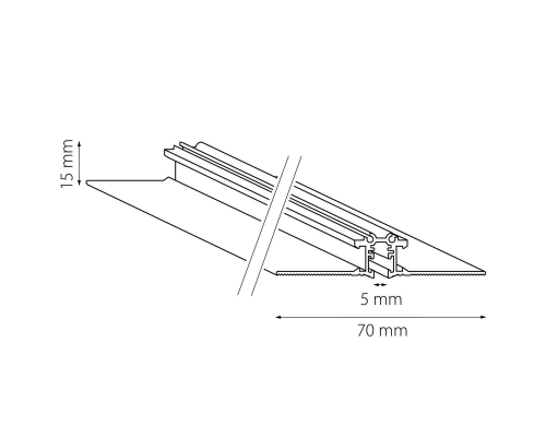 Шинопровод встраиваемый Lightstar Linea 506227