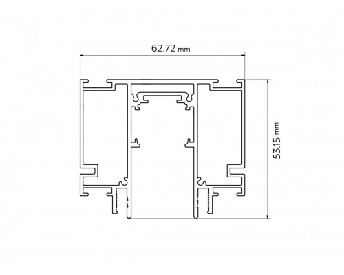 Шинопровод встраиваемый Ambrella light Track System GL3261