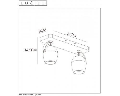 Спот Lucide Preston 09927/10/02