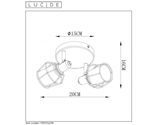 Спот Lucide Nila 77977/12/30