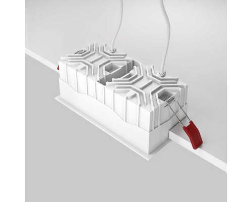 Встраиваемый светодиодный светильник Maytoni Technical Alfa LED Dim Triac DL043-02-15W3K-D-SQ-WB