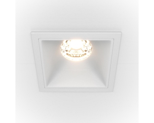 Встраиваемый светильник Maytoni Alfa LED DL043-01-10W3K-D-SQ-W