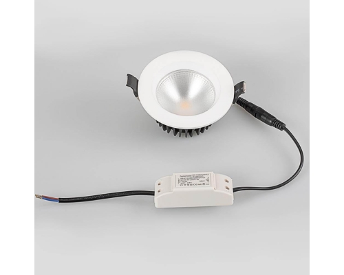 Встраиваемый светодиодный светильник Arlight LTD-105WH-Frost-9W Day White 110deg 021492