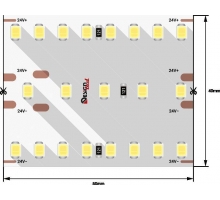 Светодиодная влагозащищенная лента DesignLed 40W/m 420LED/m 2835SMD нейтральный белый 2,5M 003247