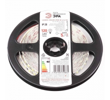 Светодиодная лента ЭРА 4,8W/m 120LED/m 2835SMD белый 5M LS2835-120LED-IP20-W-eco-5m Б0035595