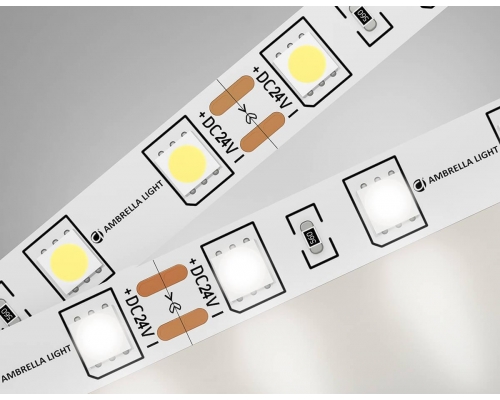 Светодиодная лента Ambrella Light 14,4W/m 60LED/m 5050SMD дневной белый 5M GS4002