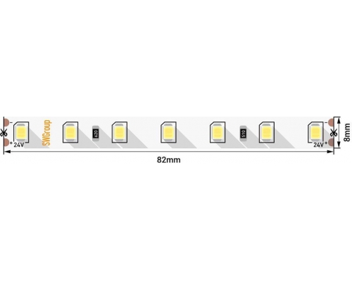 Светодиодная лента SWG 8,6W/m 84LED/m 2835SMD нейтральный белый 5M 005849