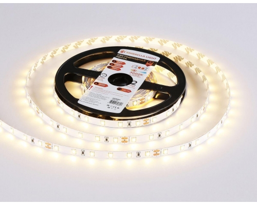 Светодиодная лента Ambrella Light 6W/m 60LED/m 2835SMD теплый белый 5M GS3001